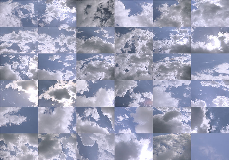 Wolken über México Stadt, 2001