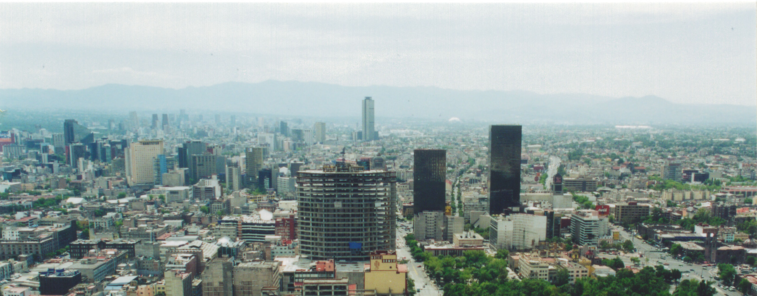 Achim Anders, Fotografie Mexico Stadt von obens